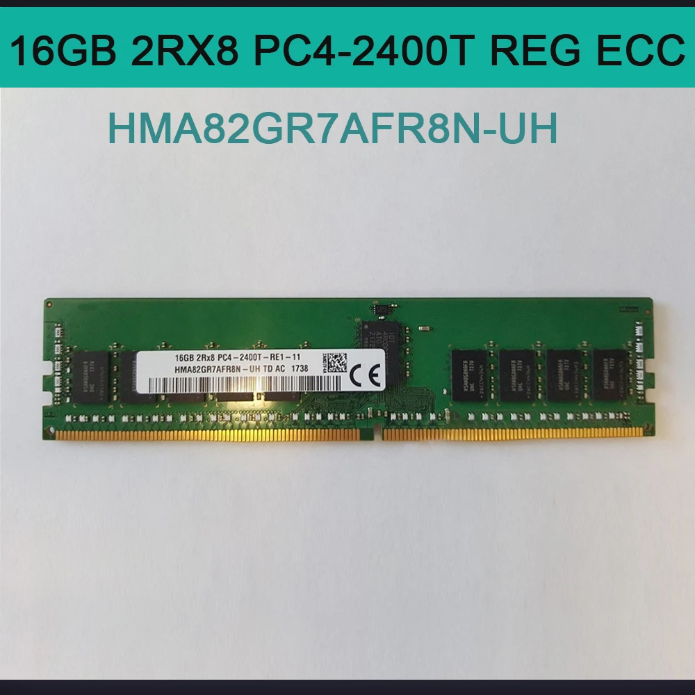 

1 PCS For Sky hynix Server Memory 16GB 2RX8 PC4-2400T REG ECC DDR4 HMA82GR7AFR8N-UH