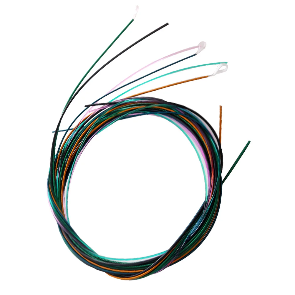 

1Set Colorful Folk Guitar Strings Practical Replacement Strings Durable Long-Lasting Acoustic Accessories Guitar String