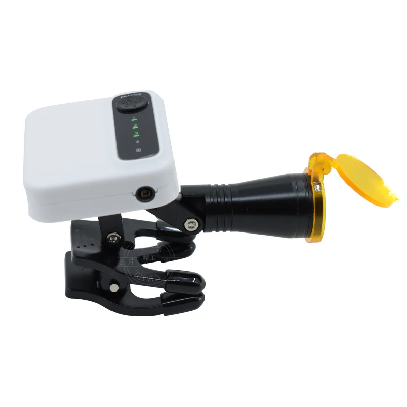 5W Dental Wireless Loupe Headlamp Removable Battery 4-Gear Adjustment for Dental Surgical Operation Headlight