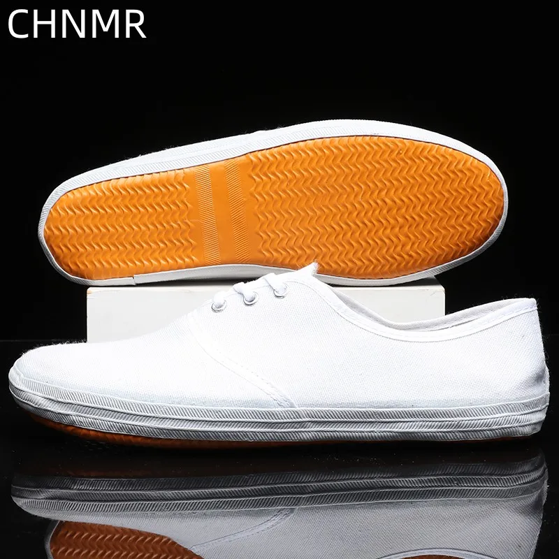 Small White Shoes Military Training Casual Shoes Round Head Wear-resistant Light Thick Bottom Outdoor Tide All-match Breathable