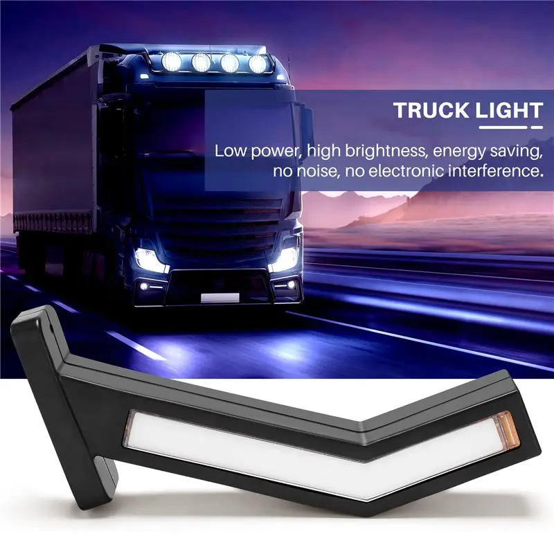 

A13Z-2PCS 33LED Trailer LED Side Marker Lighting Outline Marker Truck Light Van LED Lights For Trailer 12-24V