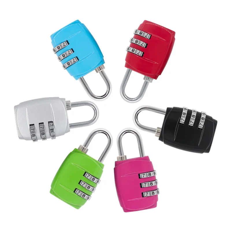 4 Dial Digit Password Lock Combination Suitcase Luggage Metal Code Password Locks Padlock Travel Safe Anti-Theft Cijfersloten