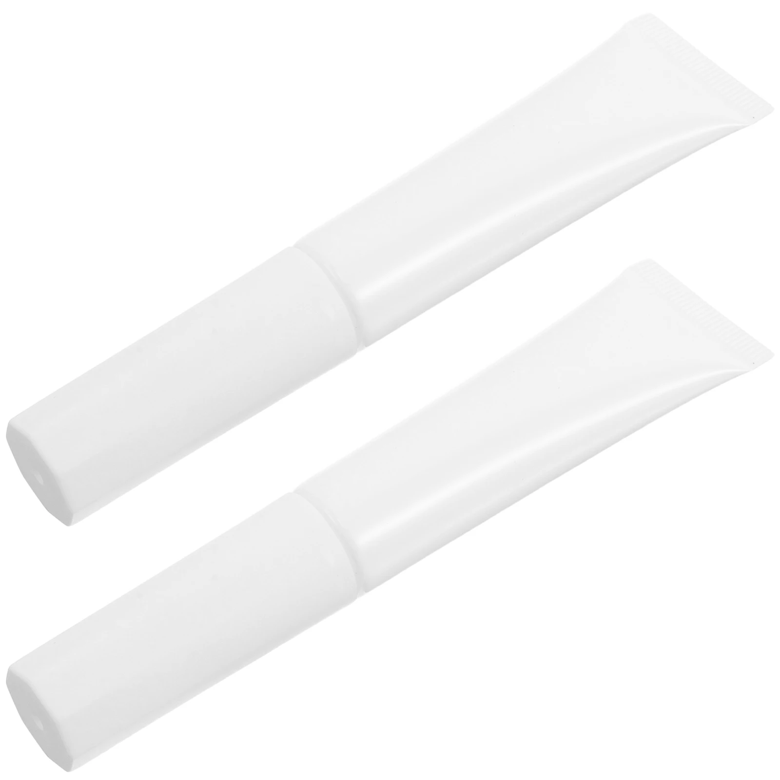 

2pcs Foundation Tubes 15Ml Travel Size Empty Cream Bottles Leak Proof Applicator Caps Refillable Portable Squeeze Jars For