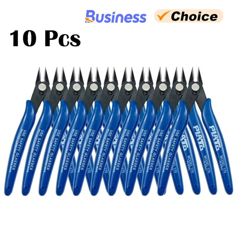 5/10Pcs PLATO 170 Wishful Clamp DIY Electronic Diagonal Pliers Side Cutting Nipper Wire Cutter 3D Printer Parts Repair Hand Tool