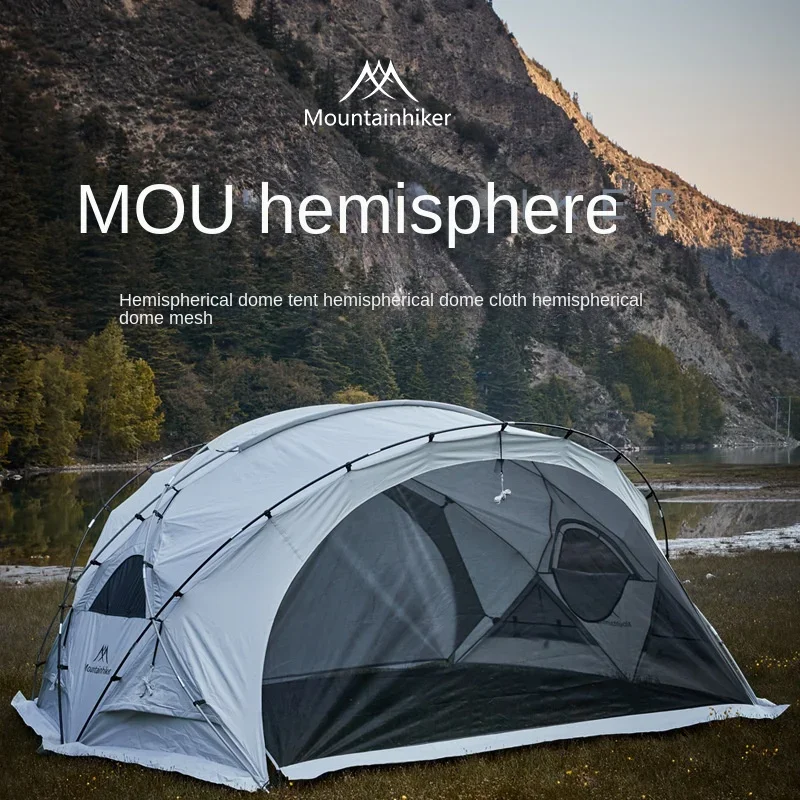 

Camping Outdoors Moonlight White Oxford Cloth Dome Canopy Multiplayer Hemispherical Dome