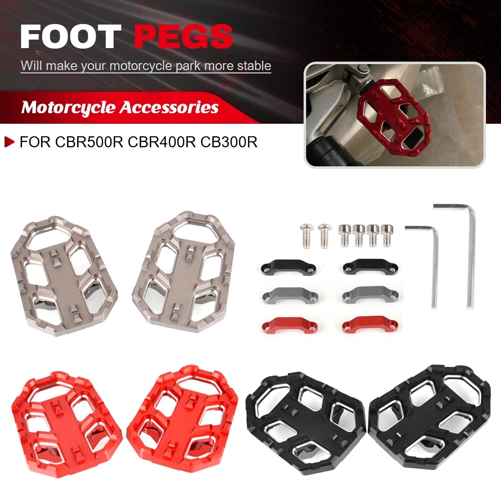 

Motorcycle Foot Peg Pedal Passenger Rearsets Rear foot Stand Footrest Accessories For HONDA NC750X NC750S CB650R CBR650R CB650F