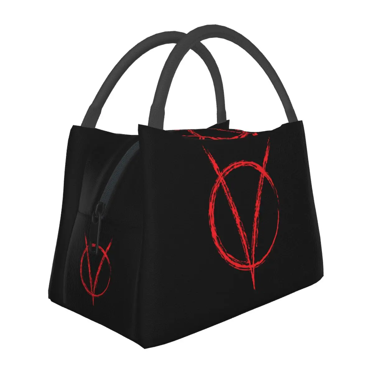 V Is For Vendetta W Was For War Insulated Lunch Bag Leakproof Thermal Cooler Bento Box Picnic Travel