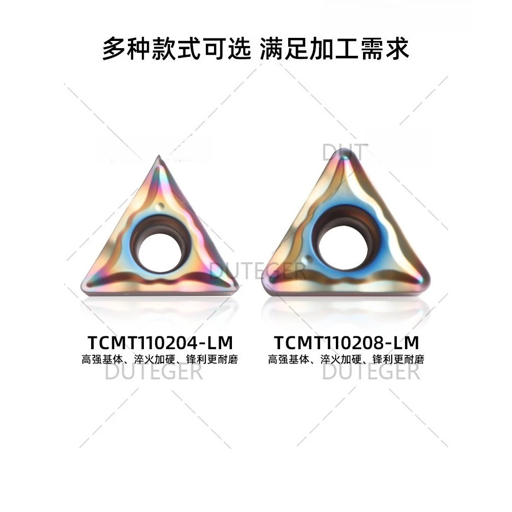 (10 pieces) Diamond CNC blade (for Daiska) ccmt09t304-LM TF918 quenched steel special boring triangular blade