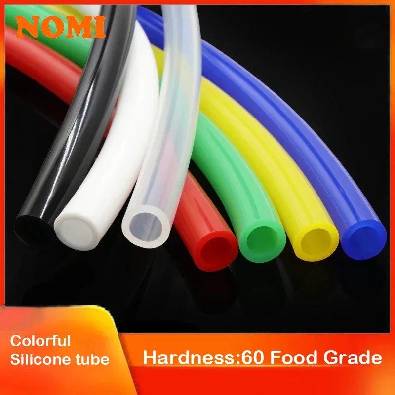 Silicone Tube Flexible Rubber Hose 1 Meter ID 10 12 14 16 18 20 25 32 mm Food Grade Soft Drink Pipe Water Connector