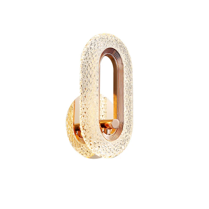 Crystal LED wall lamp modern Nordic wall light sconces indoor lighting home decor for living room bedroom bedside light fixture