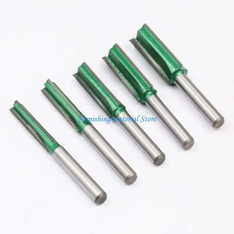 

Y5GD Professional Milling Cutter 3Flute Straight Router Bit For Flawlessly Cabinet Making DIY Projects Precise Fluting