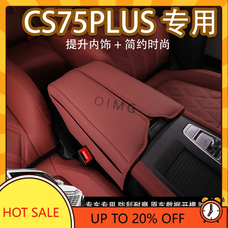 OMIG Para Changan CS75 Plus Versión Champion 2026, Caja de Almacenamiento para Reposabrazos, Cubierta Protectora para Consola Central, Accesorios Interiores