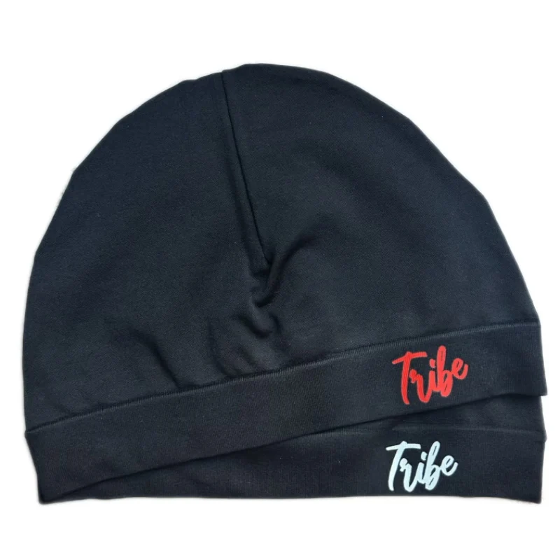 Letter Print Skull Cap Thin Beanie Soft Breathable Stretch Hat for Men Women Outdoor Sports Hiking Running Cycling All Season