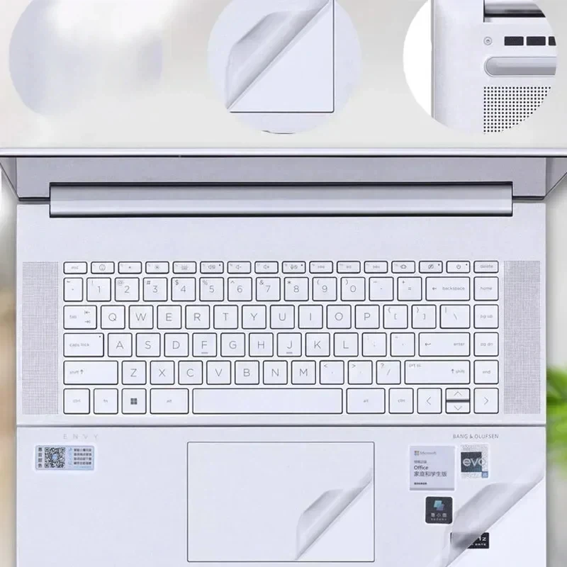 Pre-Cut Anti Fingerprint Sticker Skin Film for 2022 HP Envy X360 Convertible 16 15.6 13.3 TPU Keyboard Cover Laptop Accessory