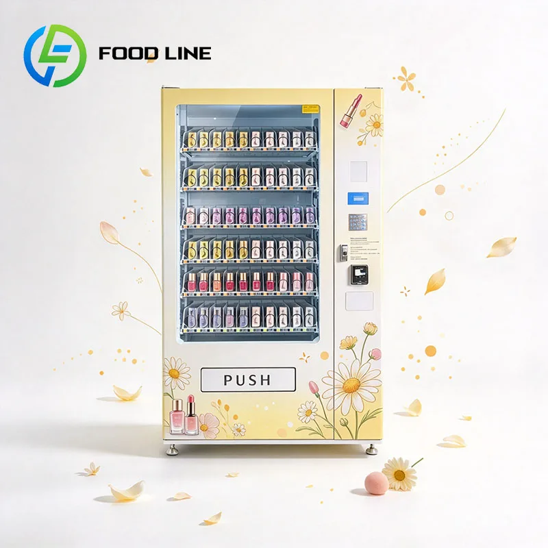 Cosmetics Vending Machine Cosmetic Vending Machine Beauty Retail Lip Gloss Mascara Blush Self Service Customized