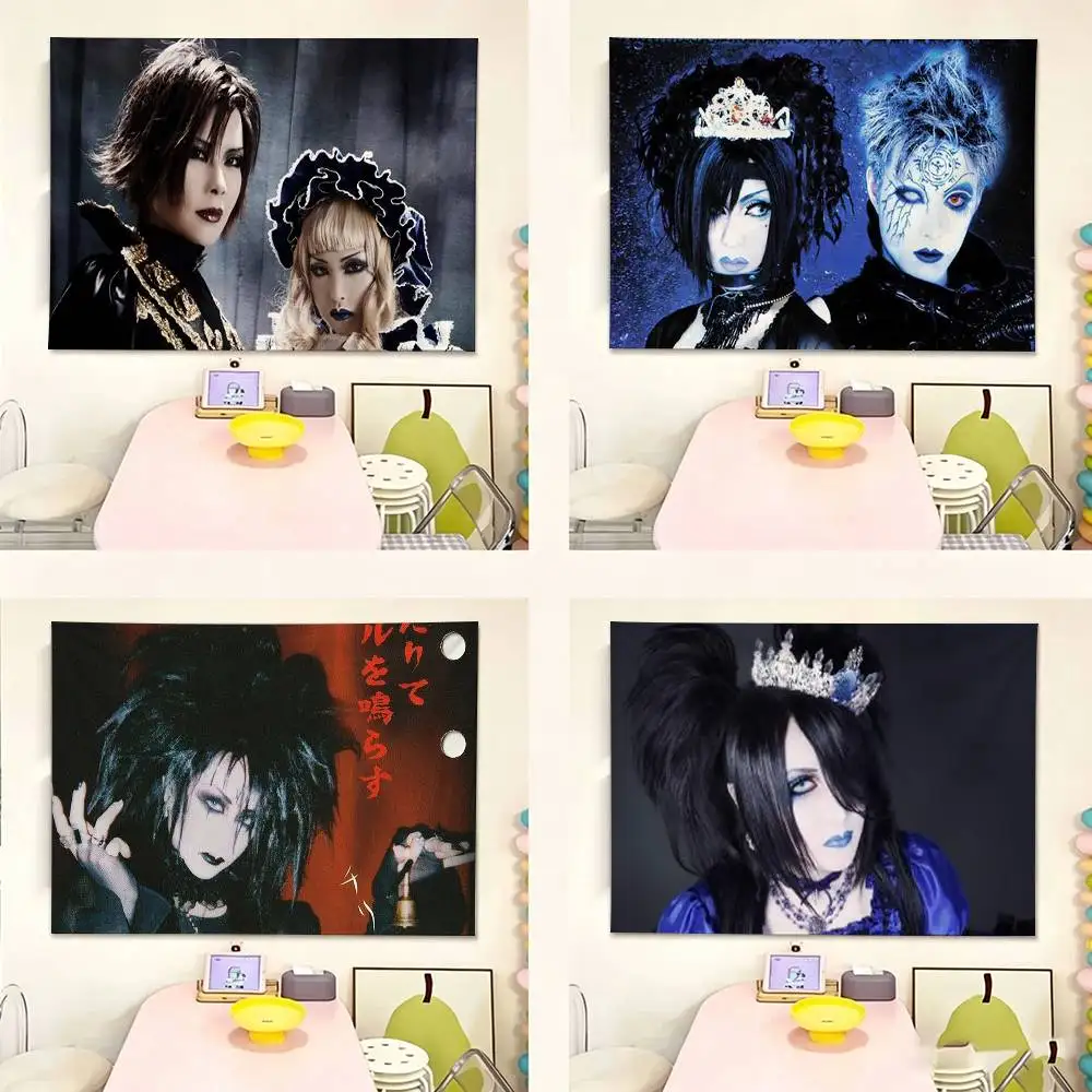 Mana Sama M-Malice Mizer Flags Suitable For Party Club Outdoor Interior Wall Decoration Banner Fans Gift