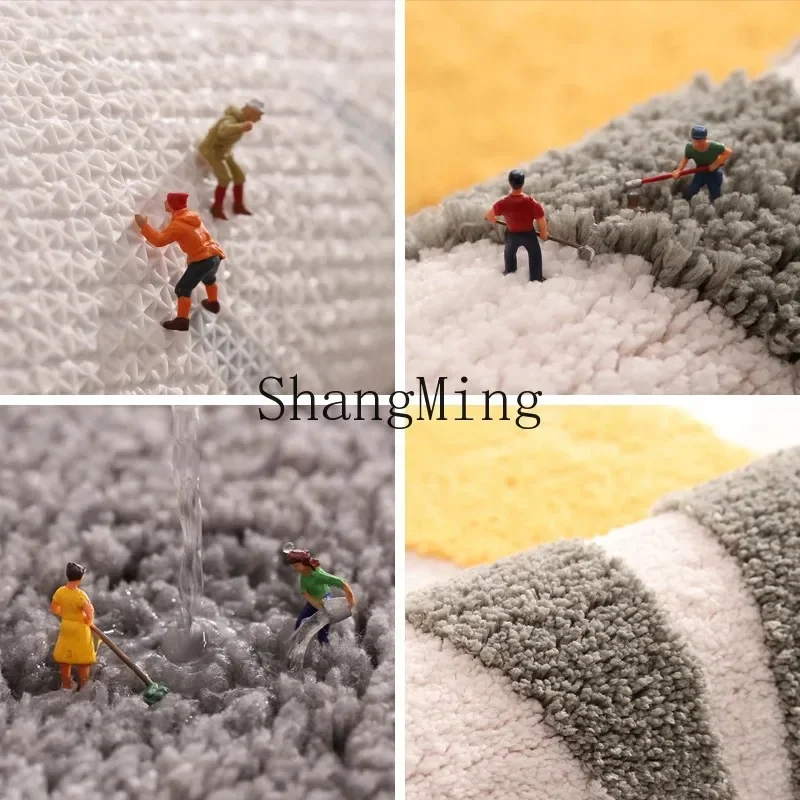 CL flocked floor mat, living room carpet, entrance mat, bathroom anti-slip mat, bathroom kitchen floor mat