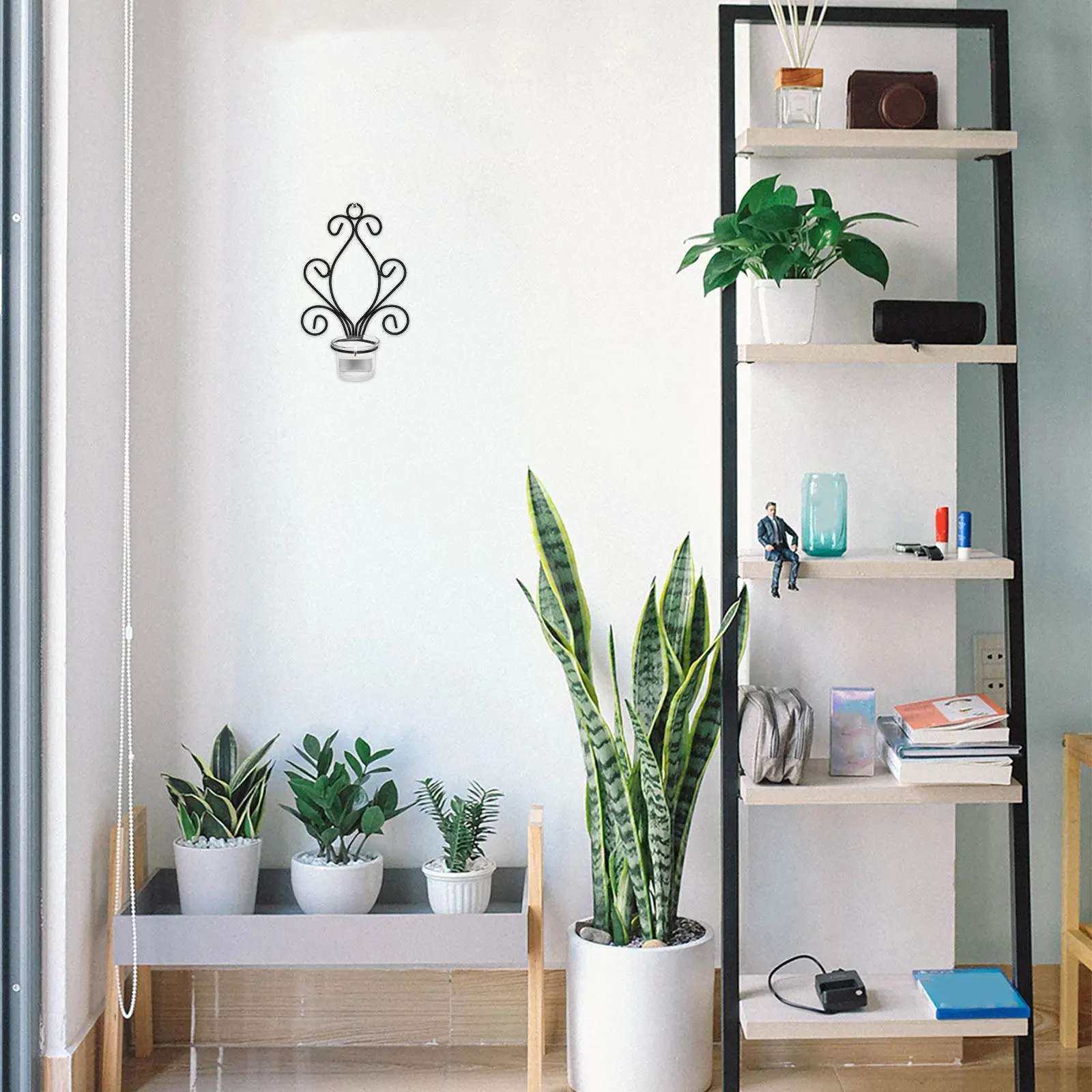 

2 шт. железных настенных держателей в европейском стиле, декоративные подсвечники для гостиной, спальни, кухни, металлические