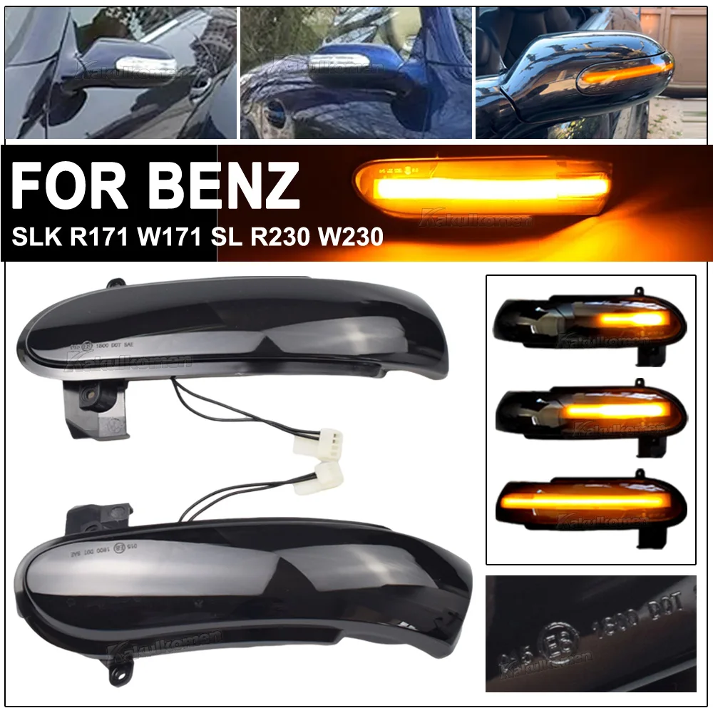 2 pçs para mercedes benz slk sl classe r171 w171 r230 w230 led