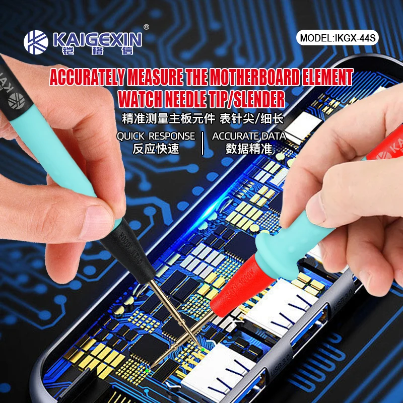 Universal Multimeter Test Leads, Needle Tip Measuring Probes Pen, Precision Sharp Probe, Test Lead For Most Multimeter 1000V 20A