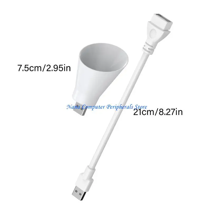 F68C المحمولة USB LED ضوء الليل زاوية قابلة للتعديل لطاولة السرير كمبيوتر المكتب