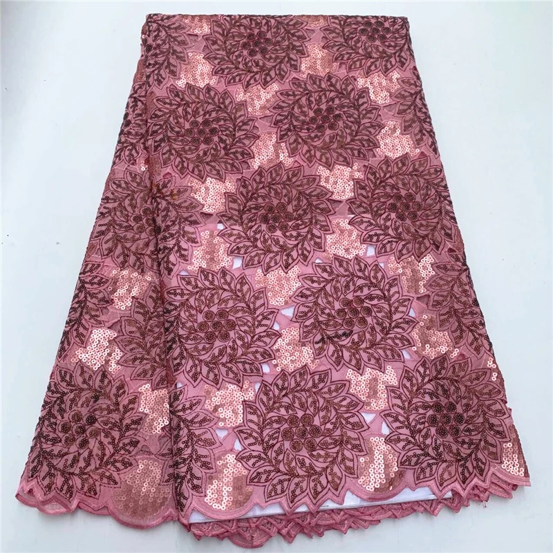 

5 ярдов горячего французского кружева из органзы с блестками, африканский тюль, шнур, гипюровая кружевная сетка, вышитая ткань для свадебной вечеринки PSJF060303