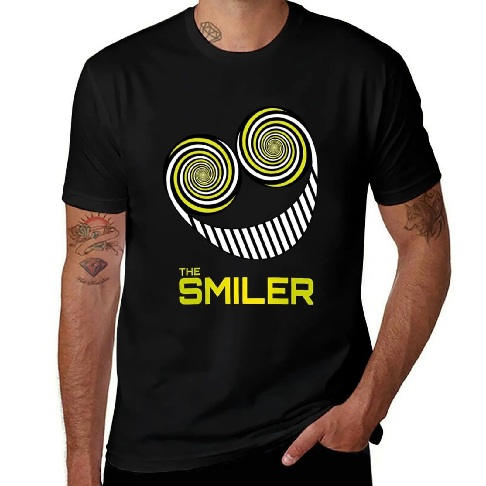 Футболка The Smiler Active, мужская футболка из хлопка высокого качества.
