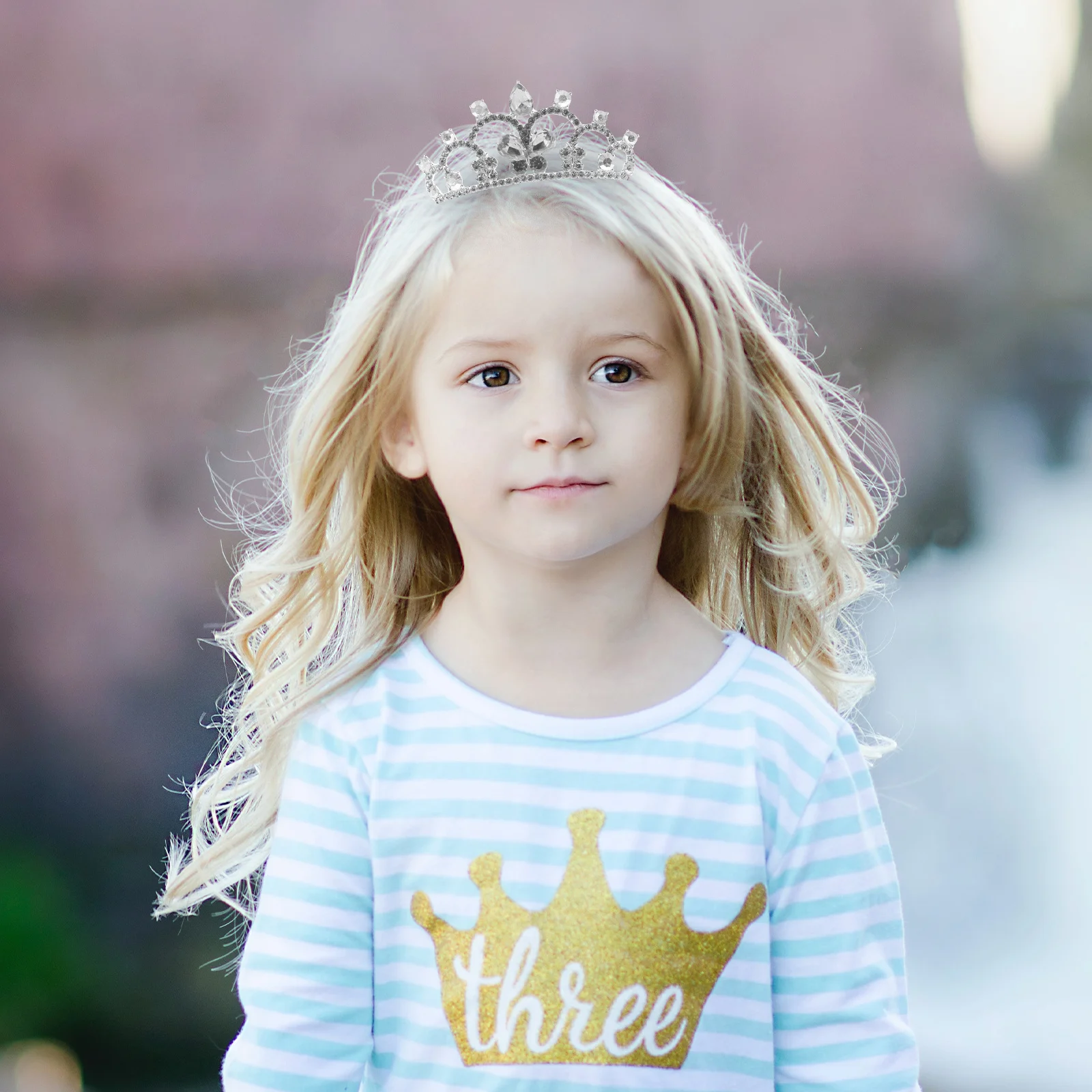 

Small Rhinestone Kids Crown Tiara Comb Girls Birthday Party Headdress Hair Accessory Adorable Little Girls Tiaras Hair Comb