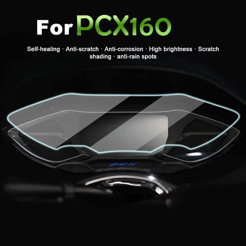 Motorcycle Instrument Cluster Scratch Protection Film Dashboard Screen Protector For Honda PCX160 PCX125 2021 2022 PCX 160 125
