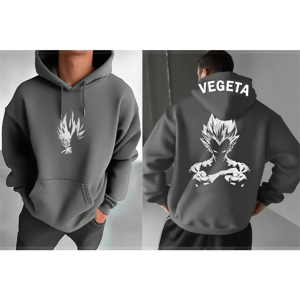 

Dragon Ball Men's Parent-child Casual Multi-color Hooded Sweatshirt for Autumn and Winter, Loose and Fashionable Long-sleeved