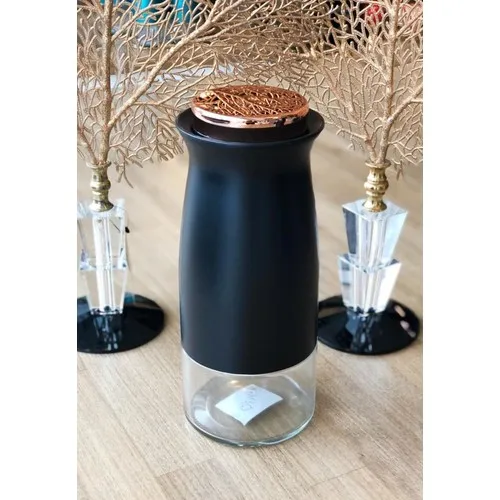 Zücev Symbol Kitchen ART-135 25 cm. Vacuum Jar With Lid Black