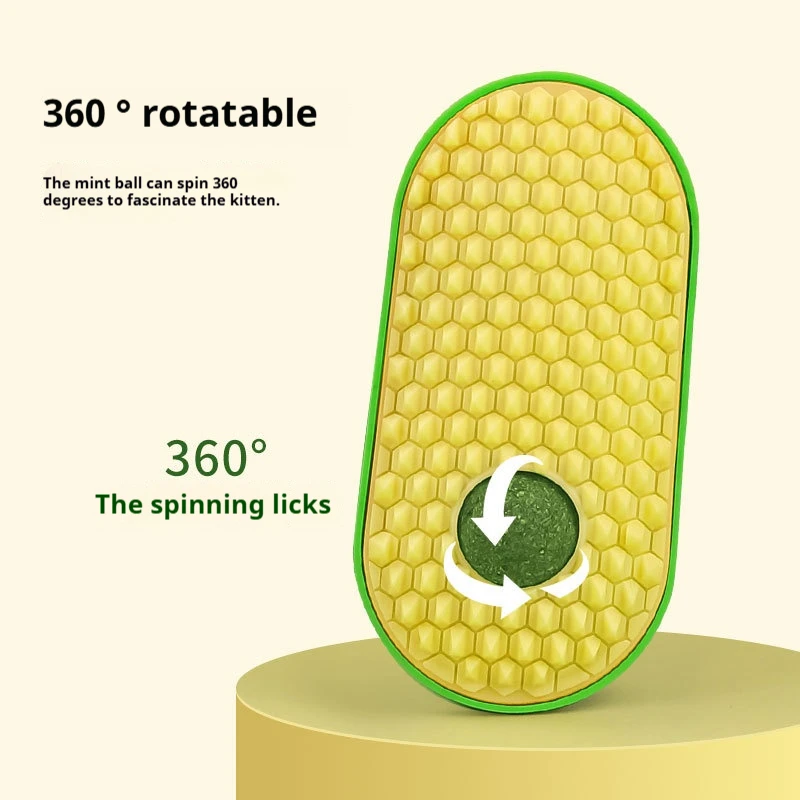 Pea Scrubber Cat Self Help Scratching Toy Pet Scrubber Massage Brush Pet Supplies