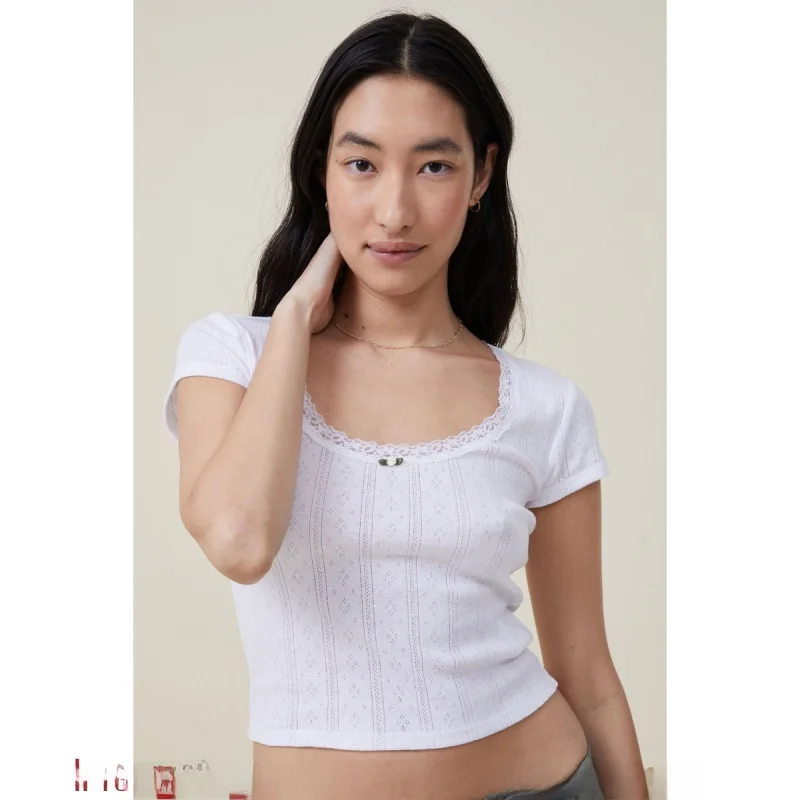 

Slim Fit Short Sleeve Printed Dress Tshirt Women's Top with Short Shortsved Comfortable Elasticity Spring Summer Fashion