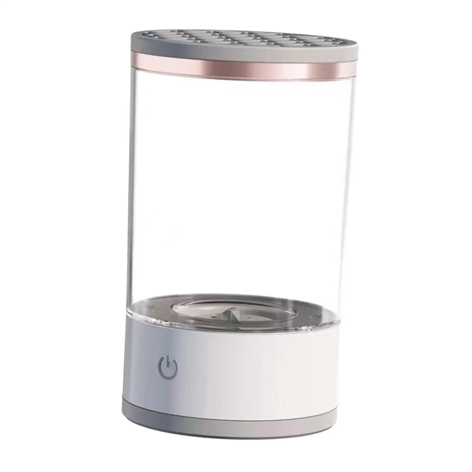 Automatic Makeup Brush Washer Dryer Electric Ultrasonic Cleaner Clear Body Design Makeup Tool for Efficient Deep Clean