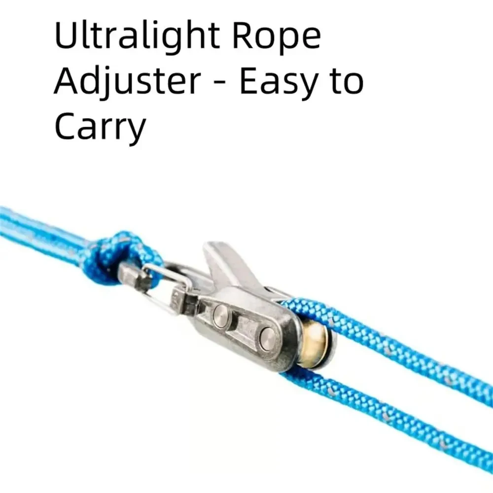 

Outdoor Camping Wire Grip Stainless Steel Pitch A Tent Sun-cure Sun-cure Hook Accessories Home Activities Roller Tensioner