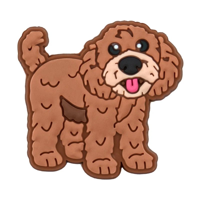 1/36PCS New Classic Dog Shoe Charm Accessories,Cute Animal Dog Pins for Sandals,Shoe Clogs Buckle Decorations for Girls image 2