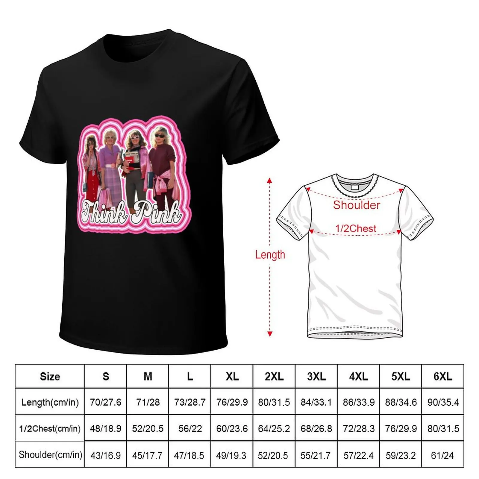 Pink Ladies Grease 2 Michelle Pfeiffer - Think Pink T-Shirt Work Casual Loose Fit T-Shirt