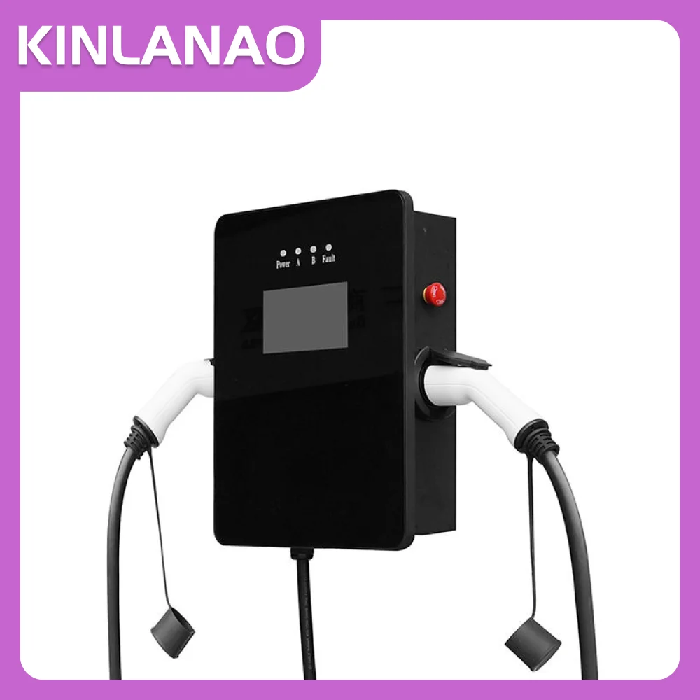 KINLANAO EV Charger Cable 7kw 11kw 22kw IEC62196 16A 32a type 2 ev charging cable