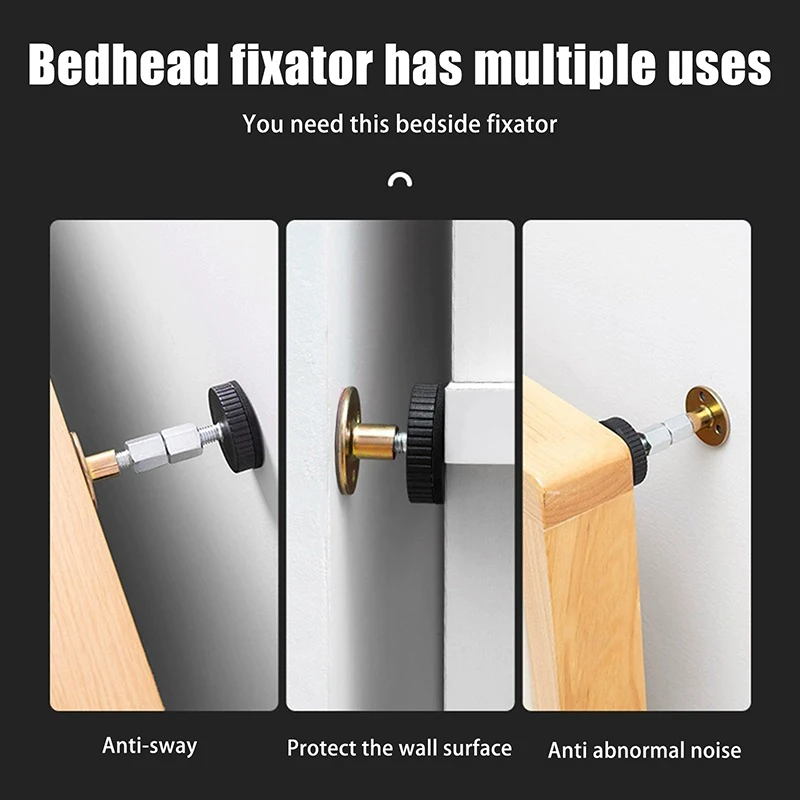 1pcs Self-adhesive Adjustable Thread Bed Frame Anti-Shake Tool Fixed Bed Anti-squeaking Telescopic Support Hardware