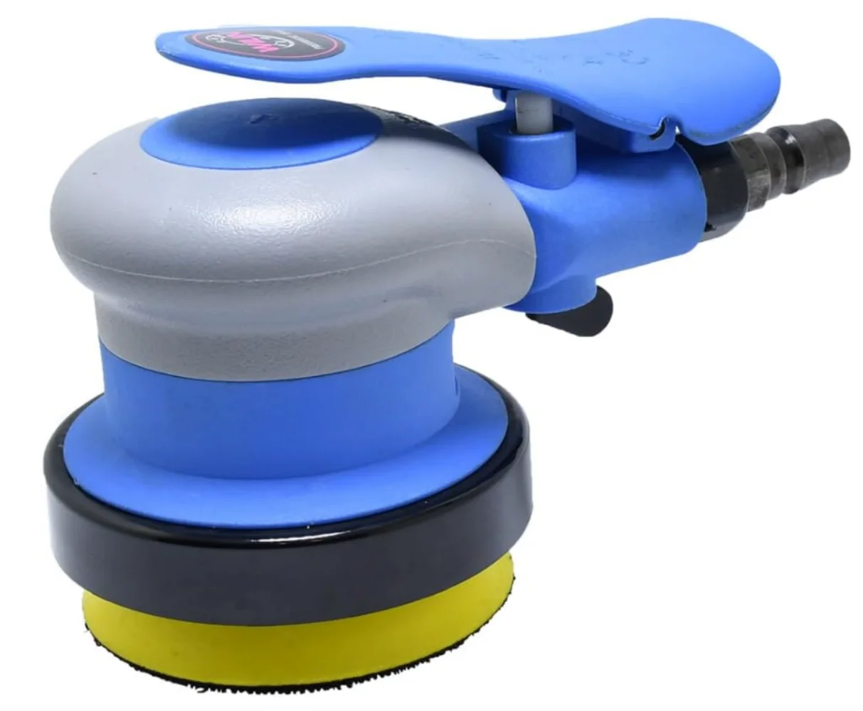 Pneumatic Randow Track Sander 3 "75Mm 13000Rpm untuk Alat Pemoles Diy Pekerjaan Kayu Bodi Otomatis untuk Menghilangkan Karat