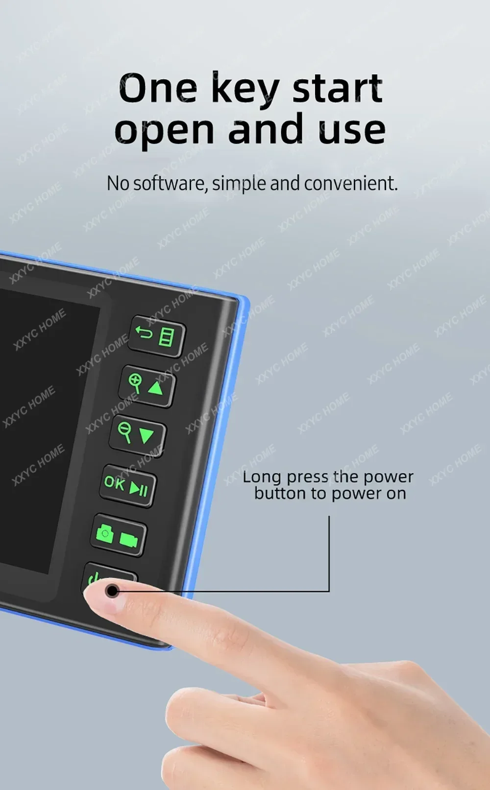 Camera Endoscope with 7-inch IPS Color Screen Borescope with 6 LED Lights 1080P Photos Videos Snake Camera