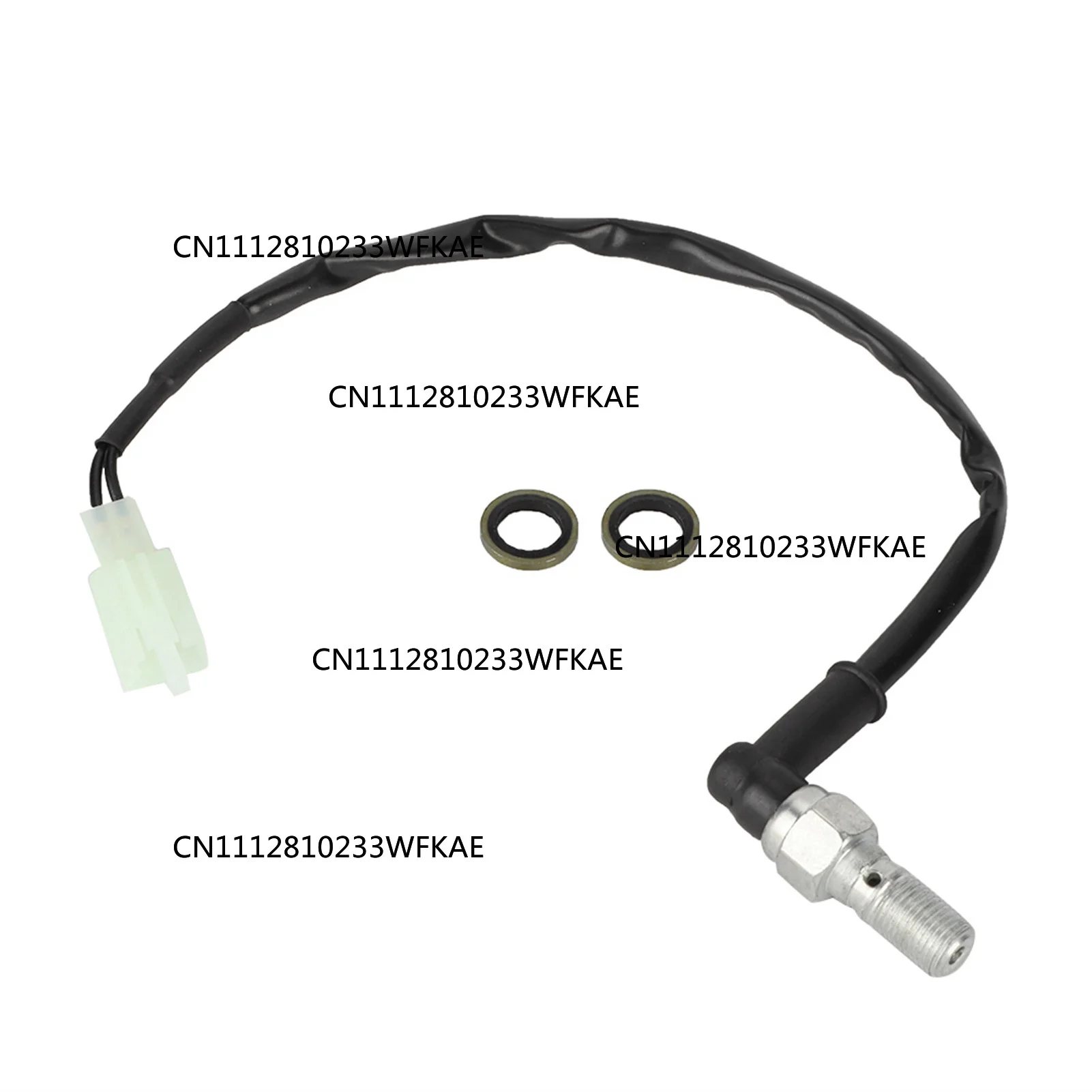 2pcs Single Line Motorcycle Hydraulic Brake Light Switch M10x1.00mm for 640 690 950 990