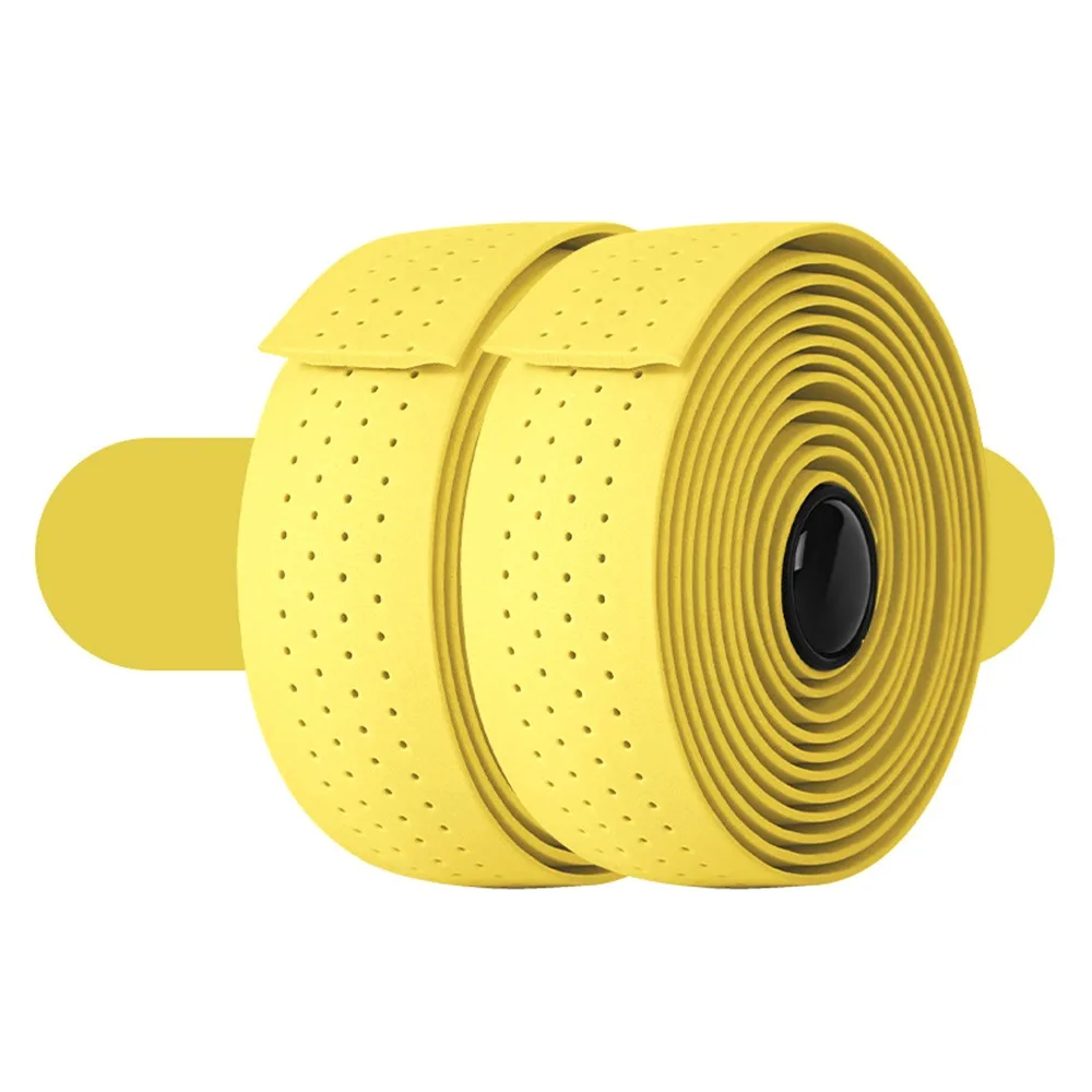 

2 рулона антивибрационной ленты для руля велосипеда, впитывающей пот, из ПУ и ЭВА, приятной для кожи, сверхлегкой, ультралегкой, ультратонкой.