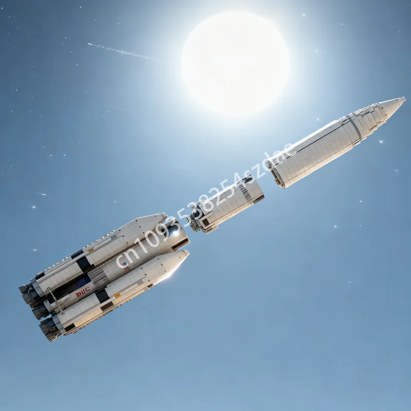 

5630 шт. MOC Saturn V MLV, двухступенчатый и метр, пространственный рождественский подарок, модель игрушки, строительные блоки, идея «сделай сам», образовательный кирпич для детей