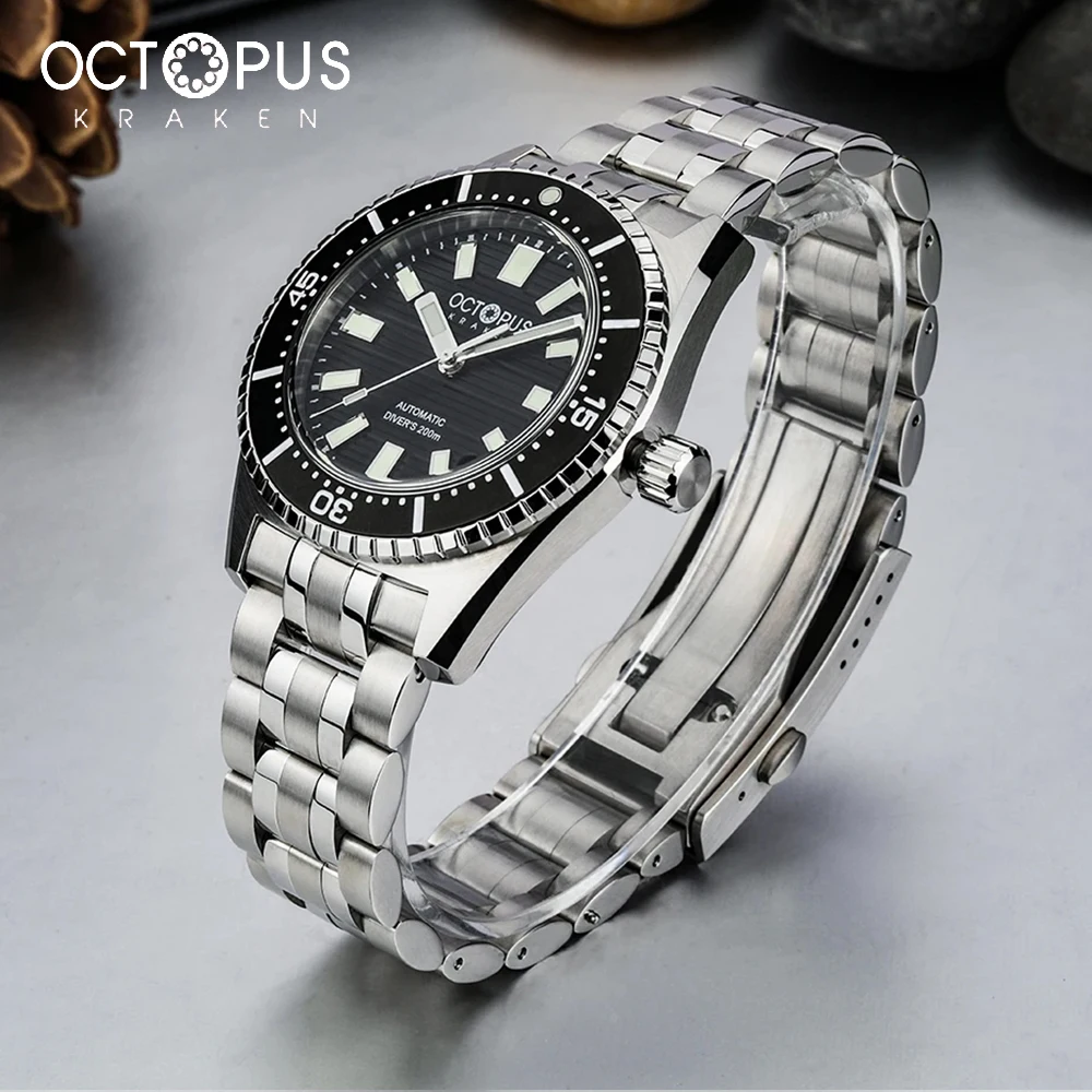 Octopus Kraken 2024 Fashion Men Automatic Mechanical 39MM Watch NH35A Stainless Steel Sapphire Waterproof Luminous reloj hombre