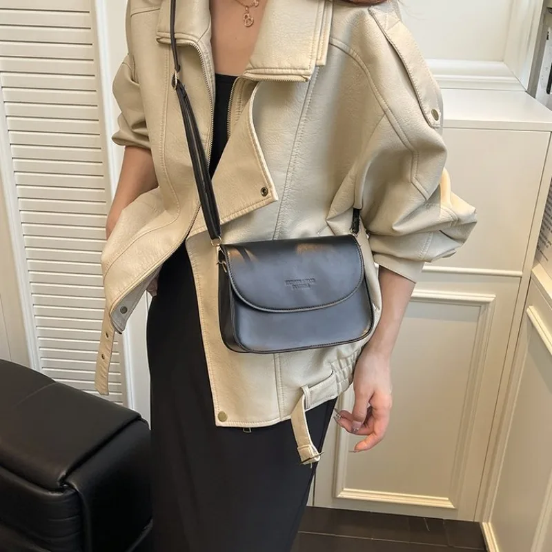 

Прочная кожаная сумка-мессенджер в классическом парижском стиле, винтажная, повседневная, простая, вместительная, износостойкая, женская, длинная.