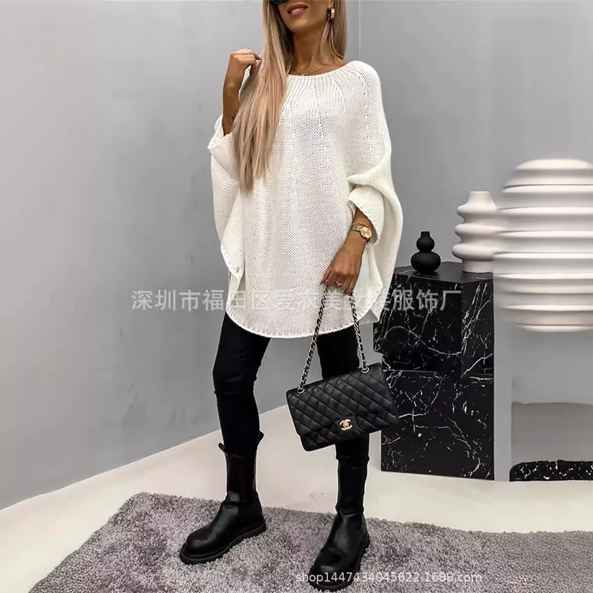

Sueter De Punto Para Mujer, женская накидка-дождевик, стильный модный вязаный свитер с шалью, уютные свитера Ropa Mujer Tendencia 2025