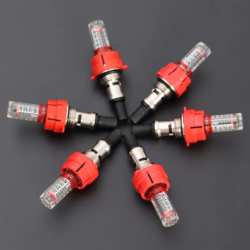 1/5/10/20 PCs Manifold Flow Meter Underfloor Heating Parts 1/2\