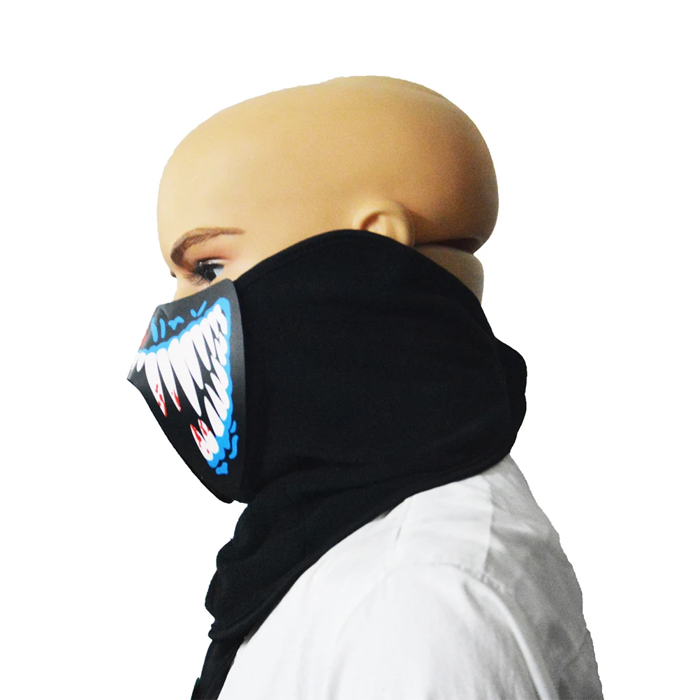 

Glowing Mask Luminous Voice Control Led Light Up Cool Party Festival Accessory Costume For Halloween Disco Club