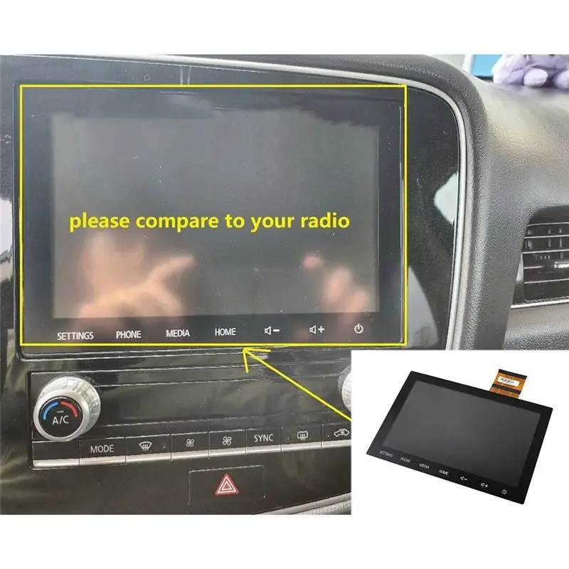 Steady 8Inch LCD Display Touch Screen RADIO For Mitsubishi Outlander 2020-2022 8740A103 8740A101 8740A100